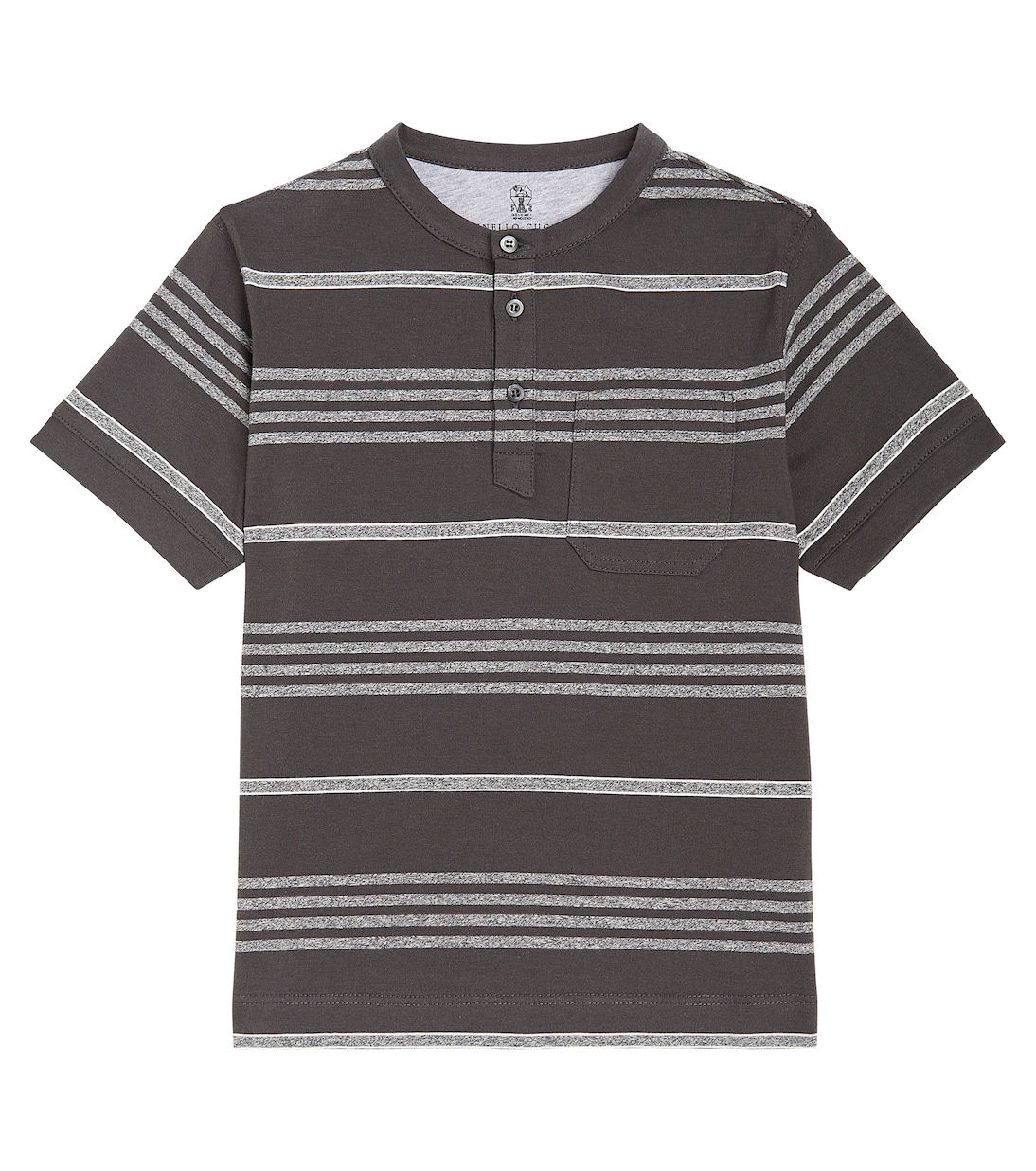 T-Shirt aus Baumwoll-Jersey | Brunello Cucinelli Kids