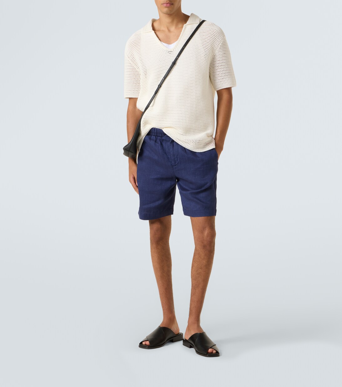 Shorts Felipe de lino y algodón | Frescobol Carioca