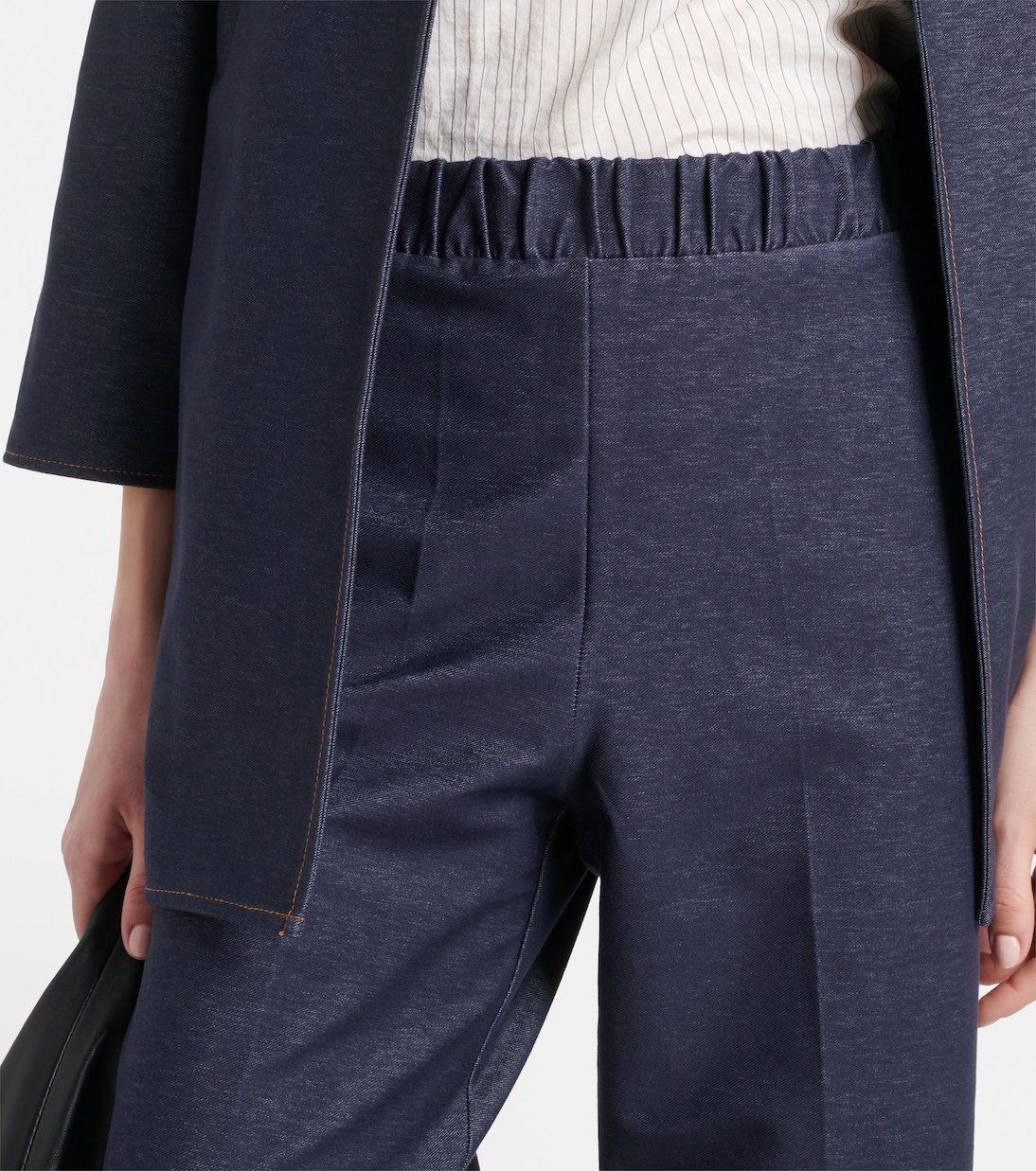 Gerade Hose Ballata aus einem Baumwollgemisch | Max Mara