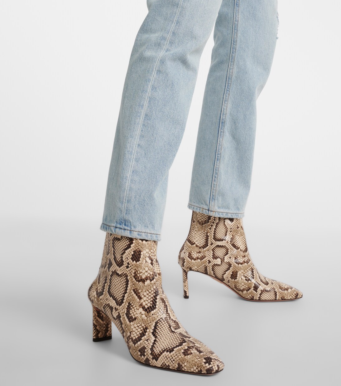 Ankle Boots Blade aus Leder | Aquazzura