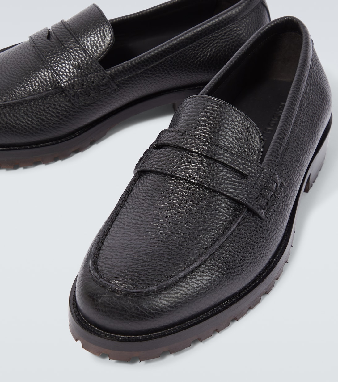 Randy leather penny loafers | Manolo Blahnik