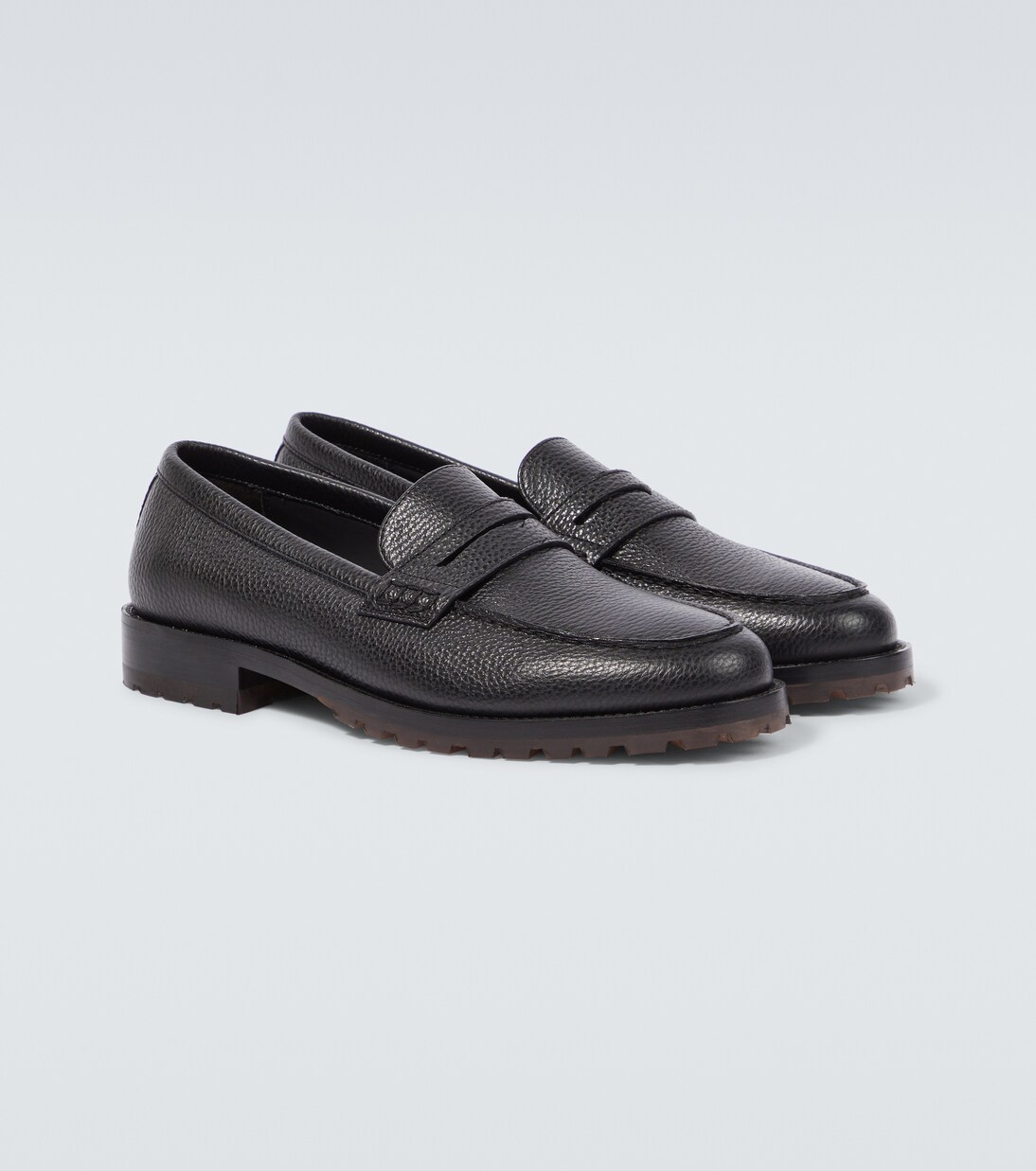 Randy leather penny loafers | Manolo Blahnik