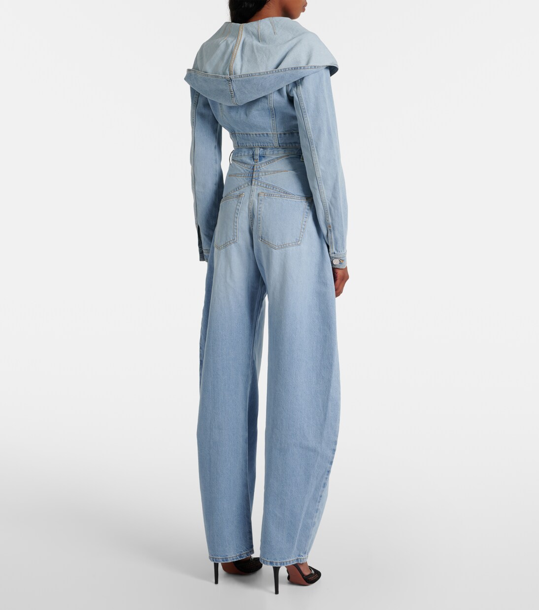 Cropped denim jacket | Alaïa