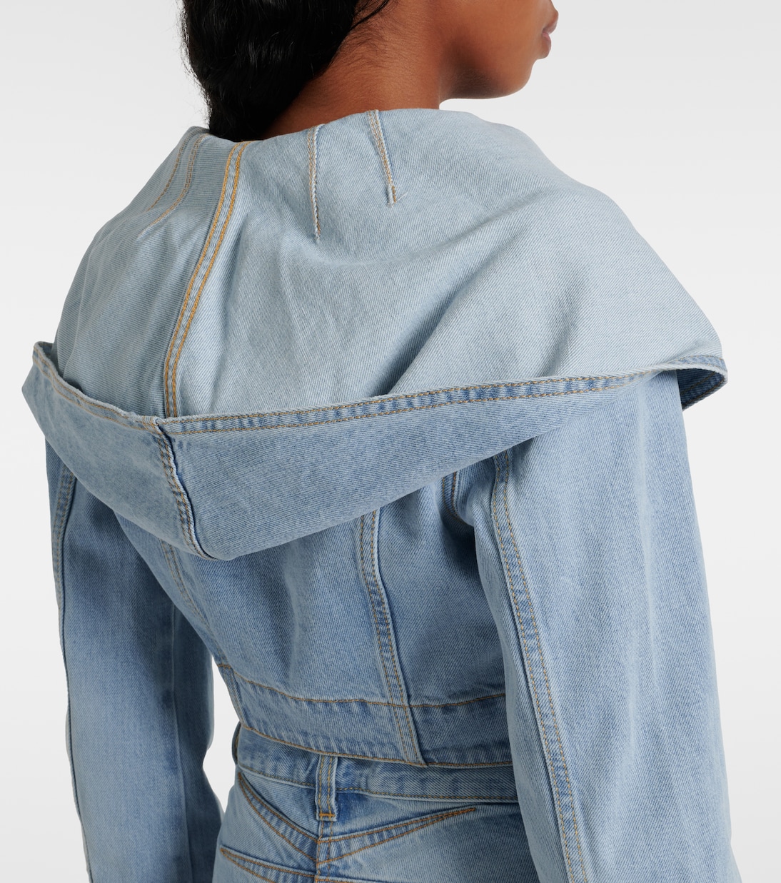 Cropped denim jacket | Alaïa