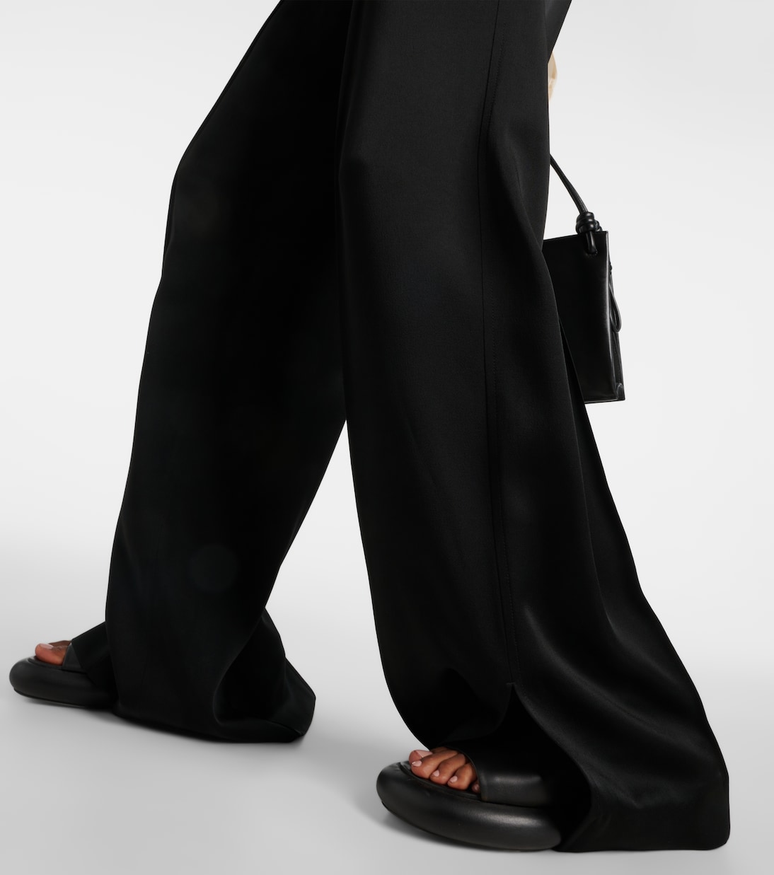 Weite Hose aus Satin | Jil Sander