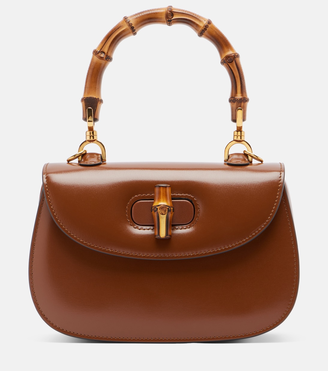 Gucci Bamboo 1947 Small leather top-handle bag | Gucci