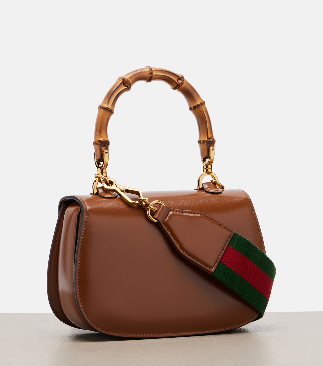 Gucci Bamboo 1947 Small leather top-handle bag | Gucci