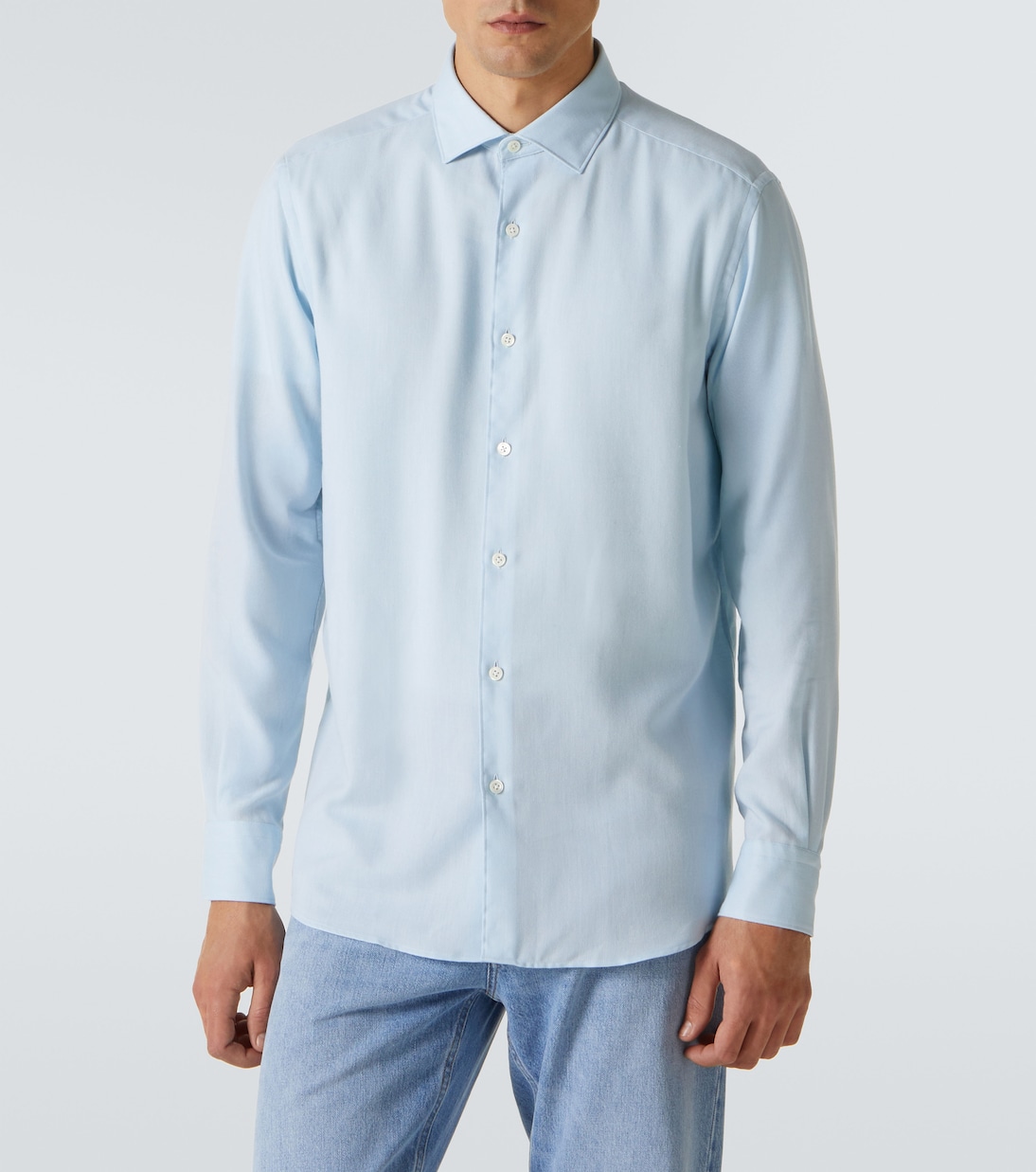 Hemd aus Baumwolle und Kaschmir | Zegna