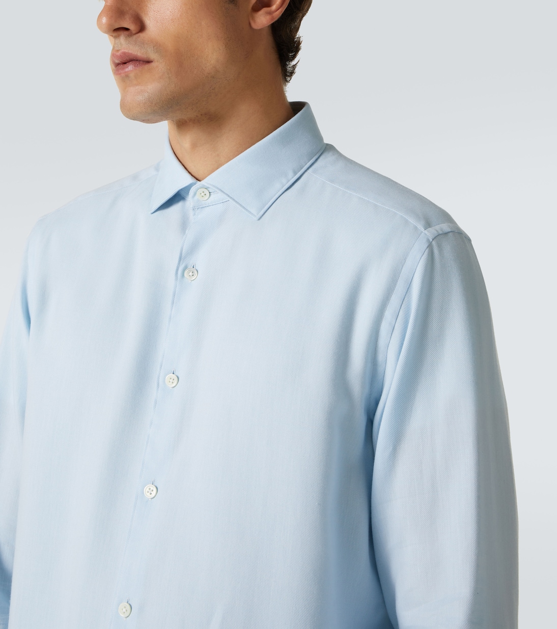 Hemd aus Baumwolle und Kaschmir | Zegna