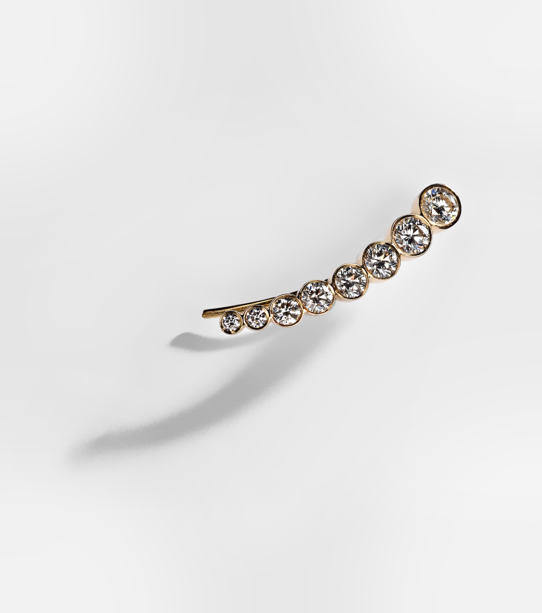 Boucle d'oreille unique Croissant De Lune en or 18 ct | Sophie Bille Brahe