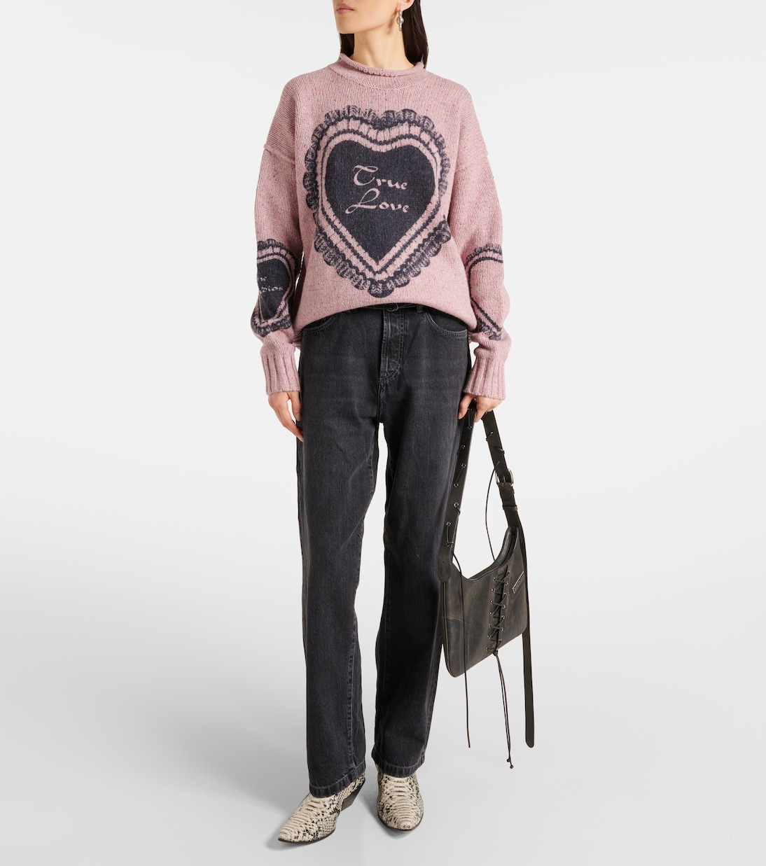 Bedruckter Pullover aus einem Wollgemisch | Acne Studios