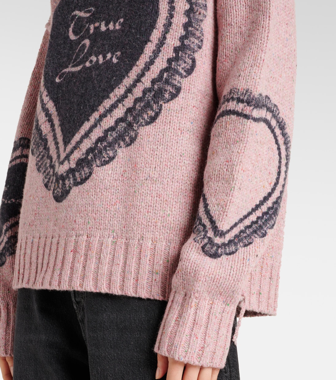 Bedruckter Pullover aus einem Wollgemisch | Acne Studios