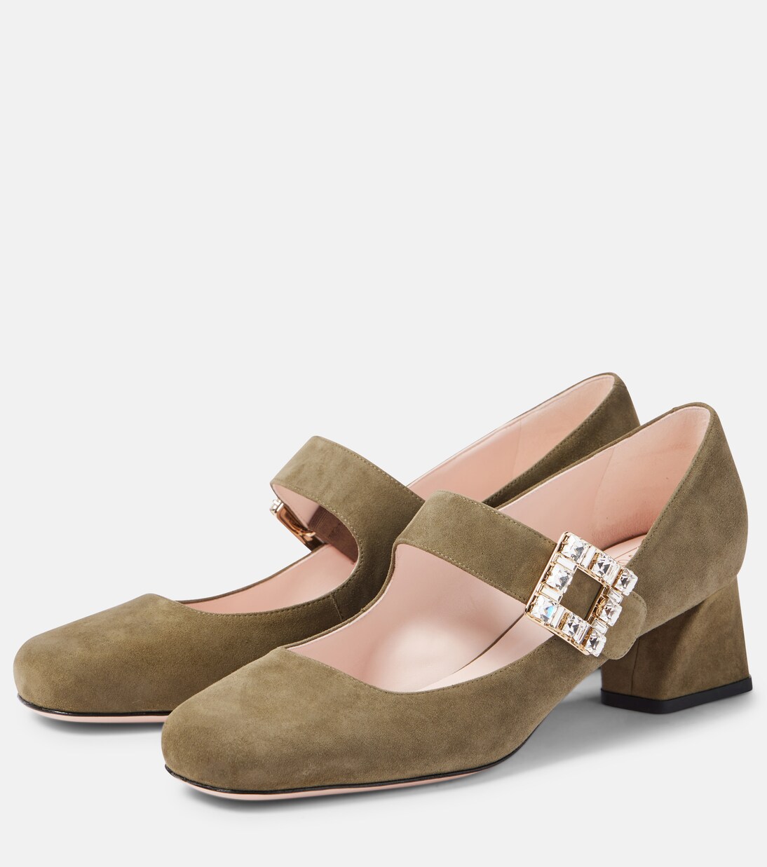 Trés Vivier 45 suede pumps | Roger Vivier