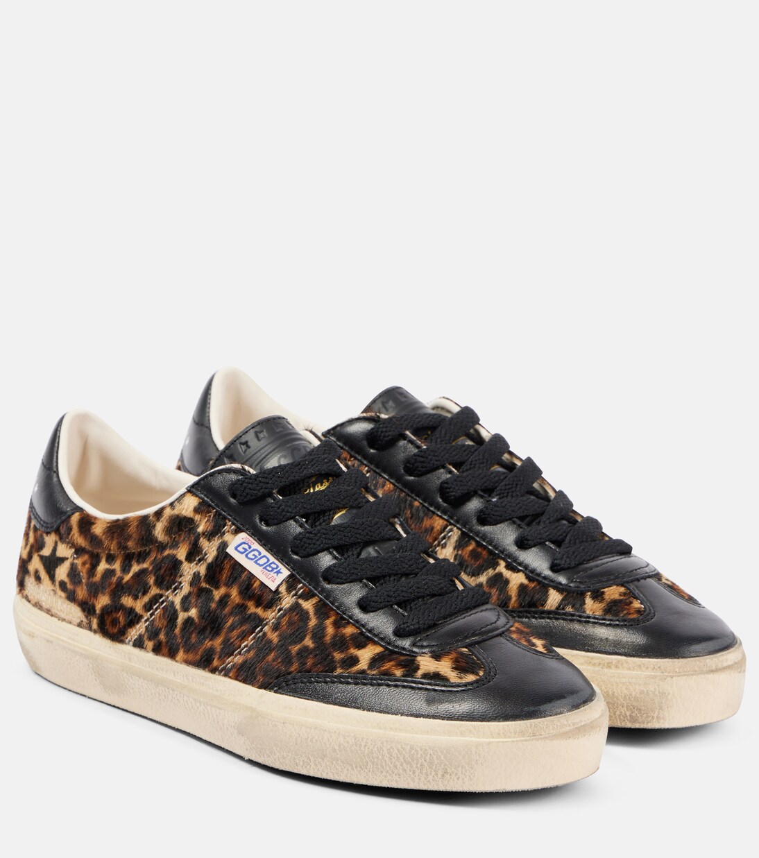 Soul Star leopard-print leather sneakers | Golden Goose