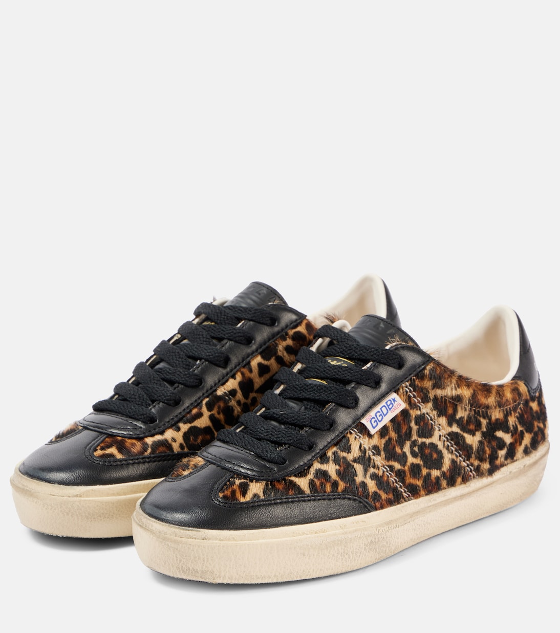 Soul Star leopard-print leather sneakers | Golden Goose