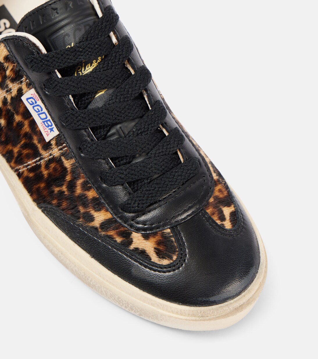 Soul Star leopard-print leather sneakers | Golden Goose