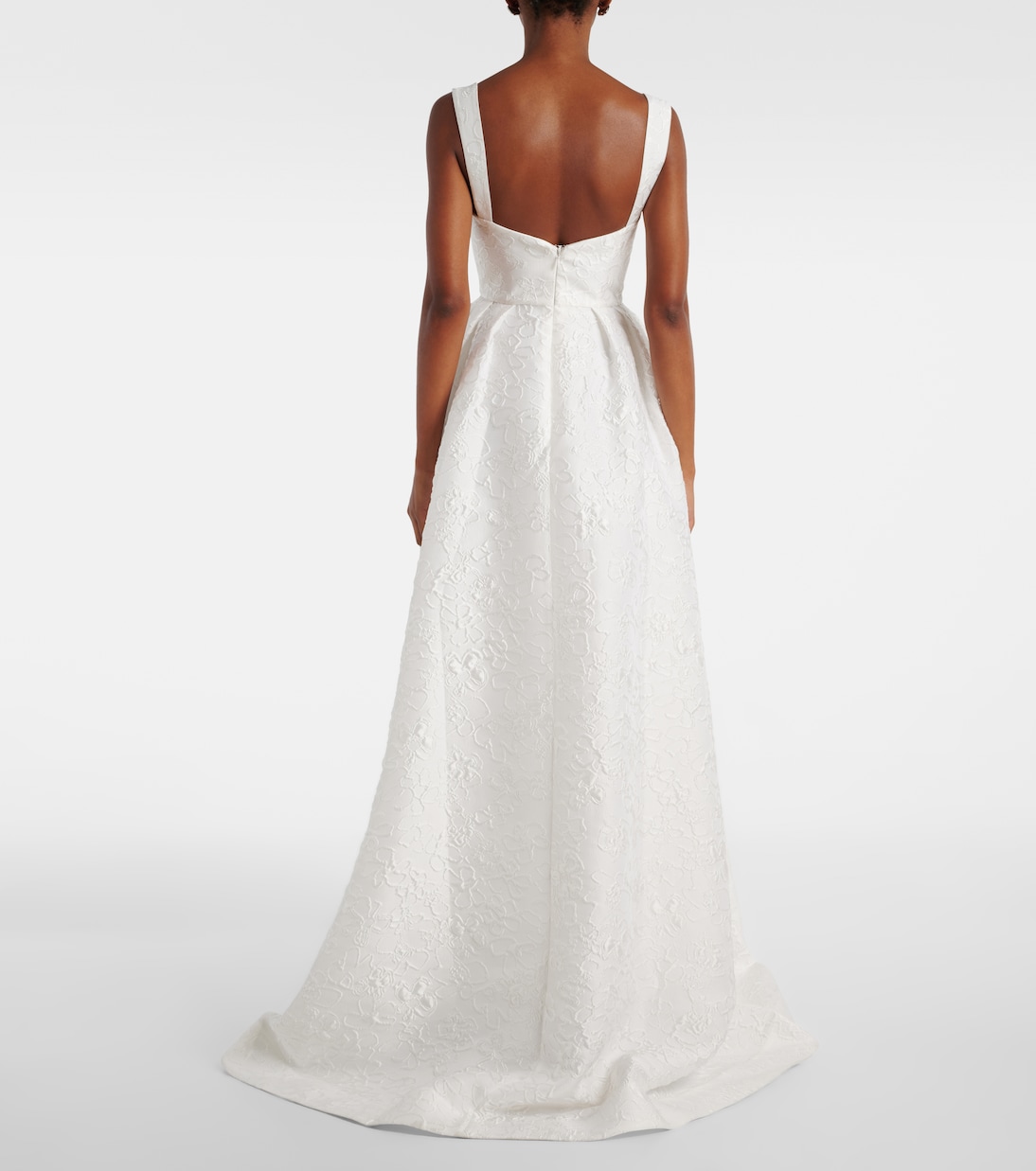 Bridal Esther brocade gown | Rebecca Vallance