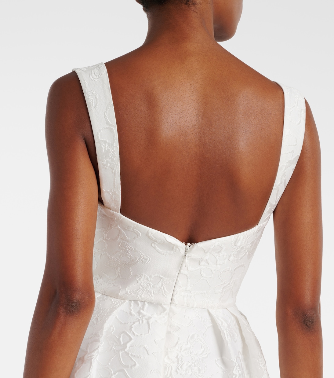 Bridal Esther brocade gown | Rebecca Vallance