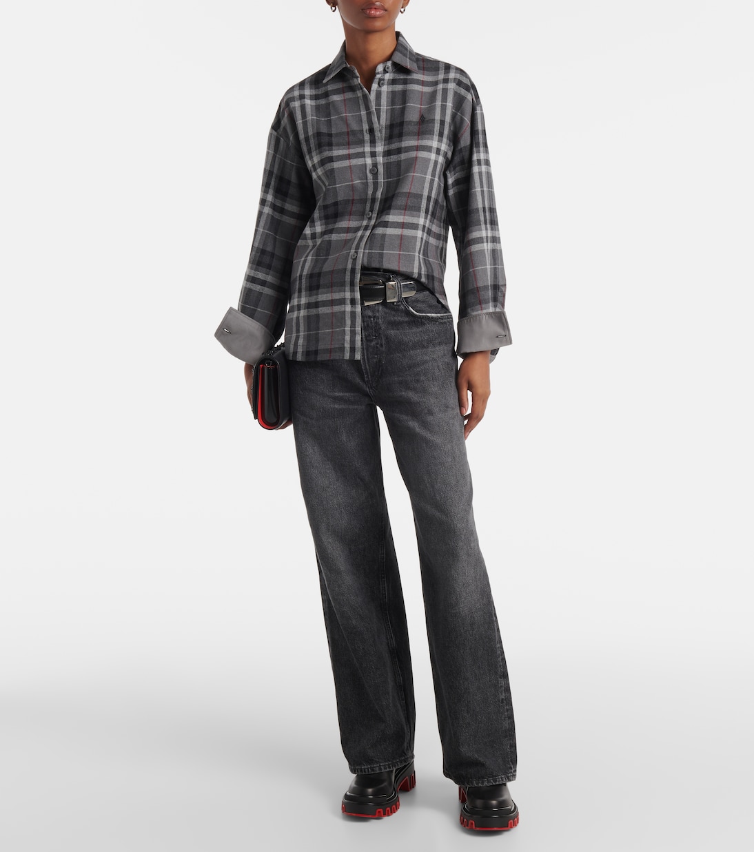 Botas con cordones Dune Trott Alta de piel | Christian Louboutin