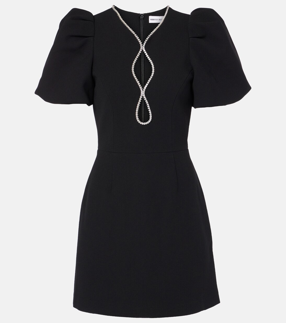 Robe Estella en crêpe à ornements | Rebecca Vallance