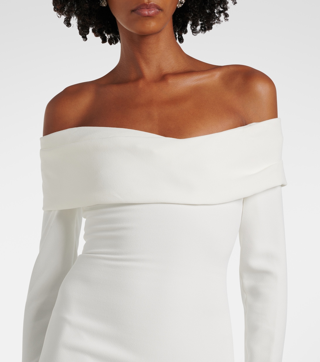 Lyla crêpe gown | Solace London