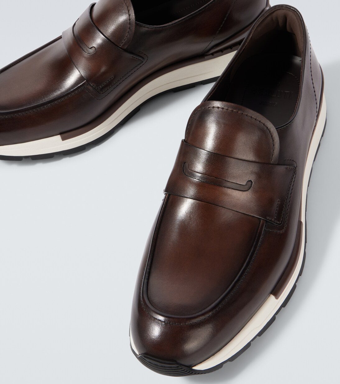 Fast Track leather penny loafers | Berluti