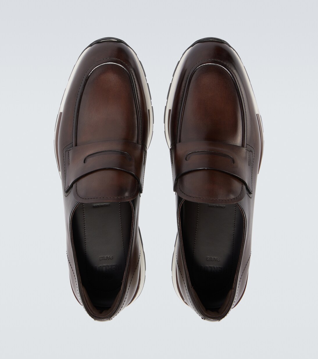 Fast Track leather penny loafers | Berluti