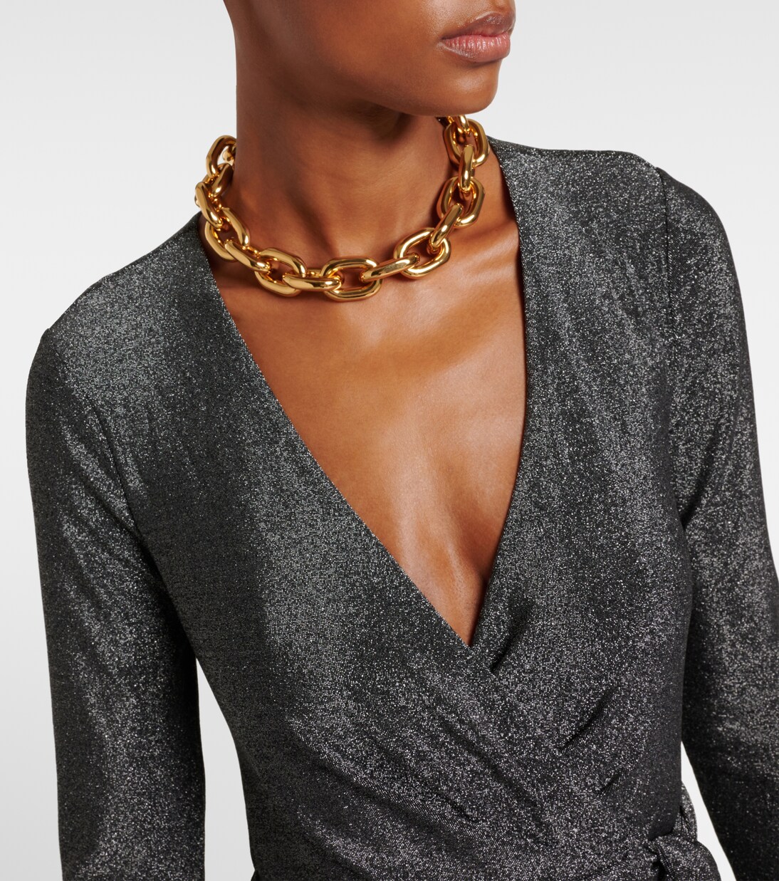 Jumpsuit Cosima Two con lamé | Diane von Furstenberg