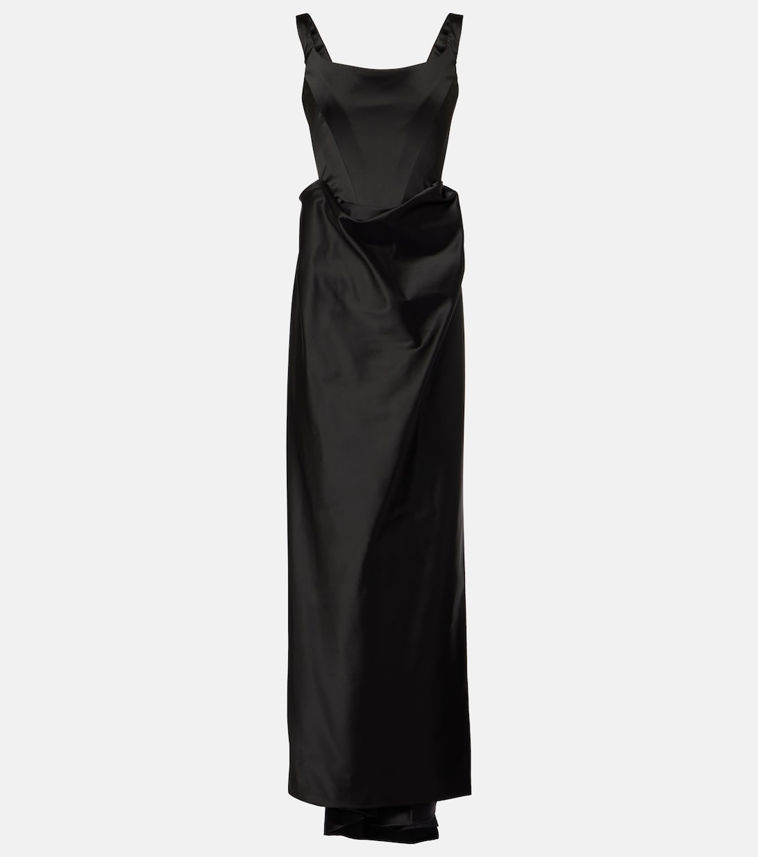 Camille draped crêpe satin bustier gown | Vivienne Westwood