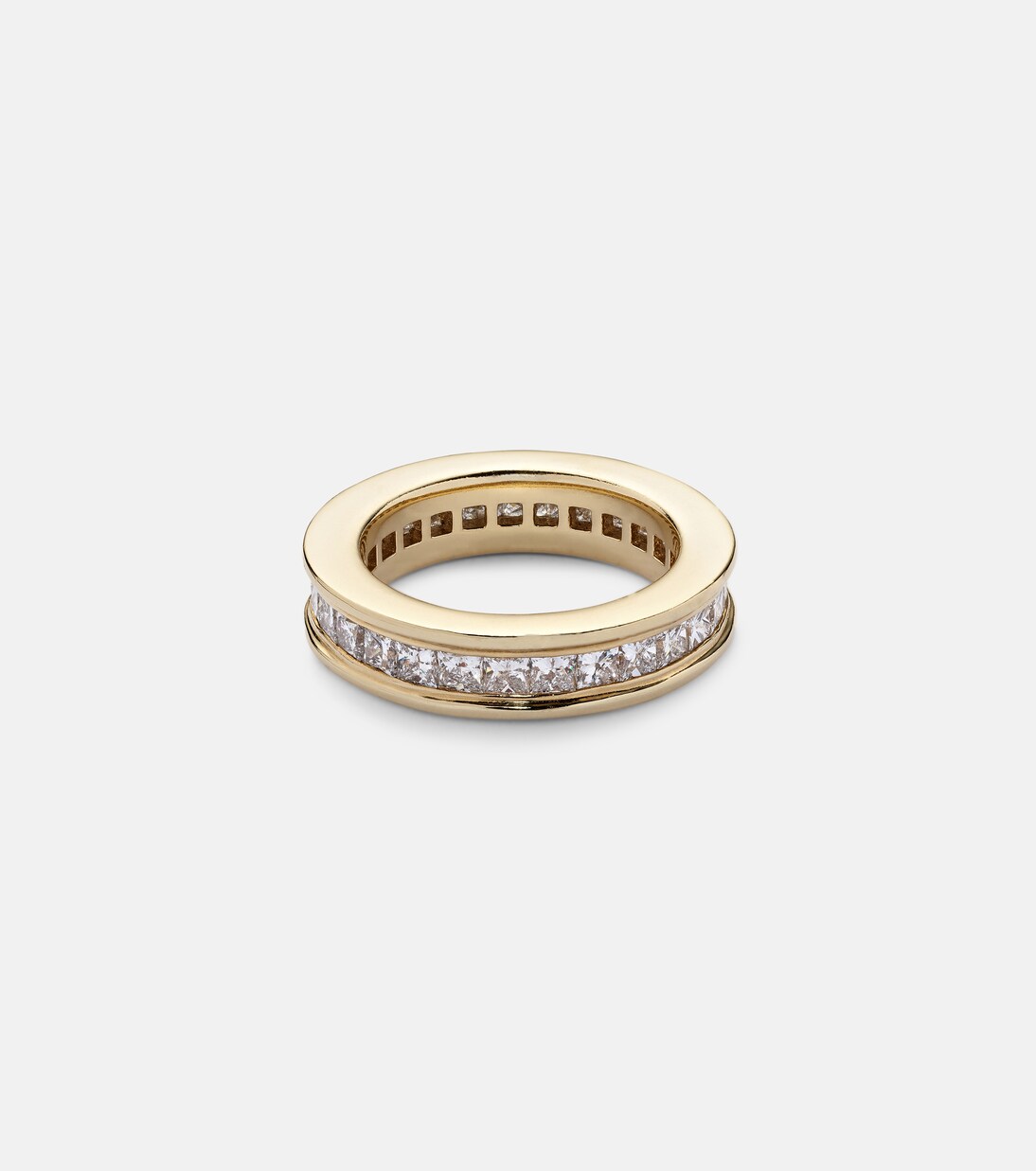 Ivy Eternity 18kt gold ring with diamonds | Octavia Elizabeth