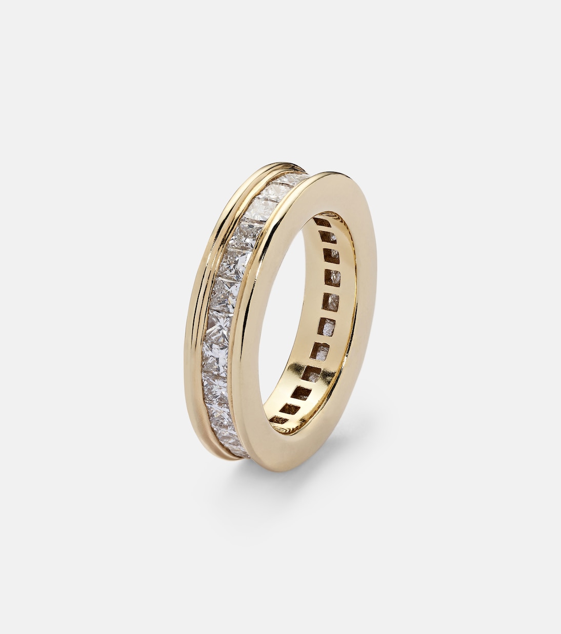 Ivy Eternity 18kt gold ring with diamonds | Octavia Elizabeth