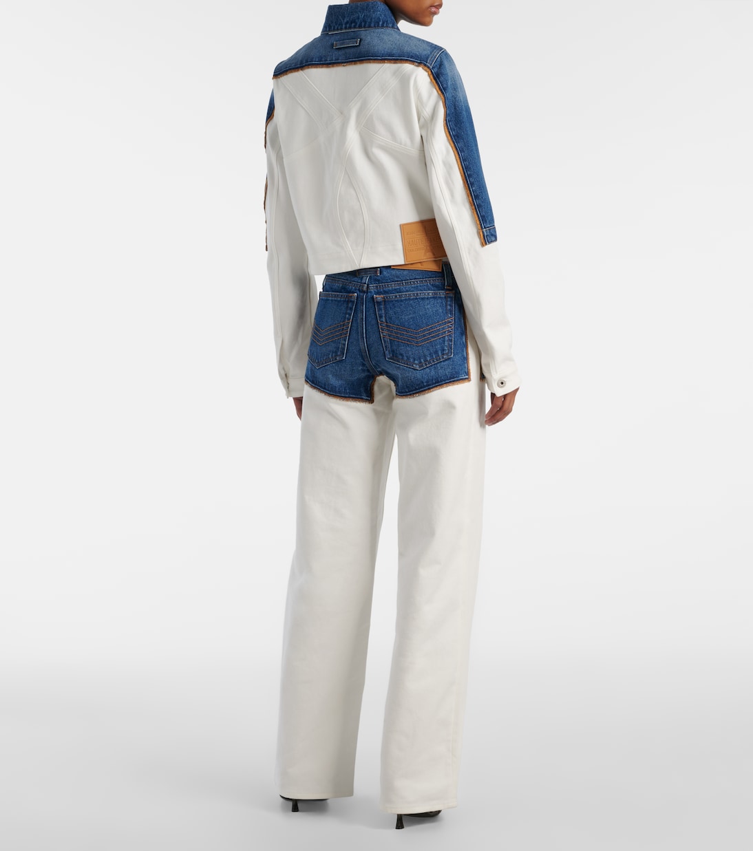 Petit Grand paneled denim jacket | Jean Paul Gaultier