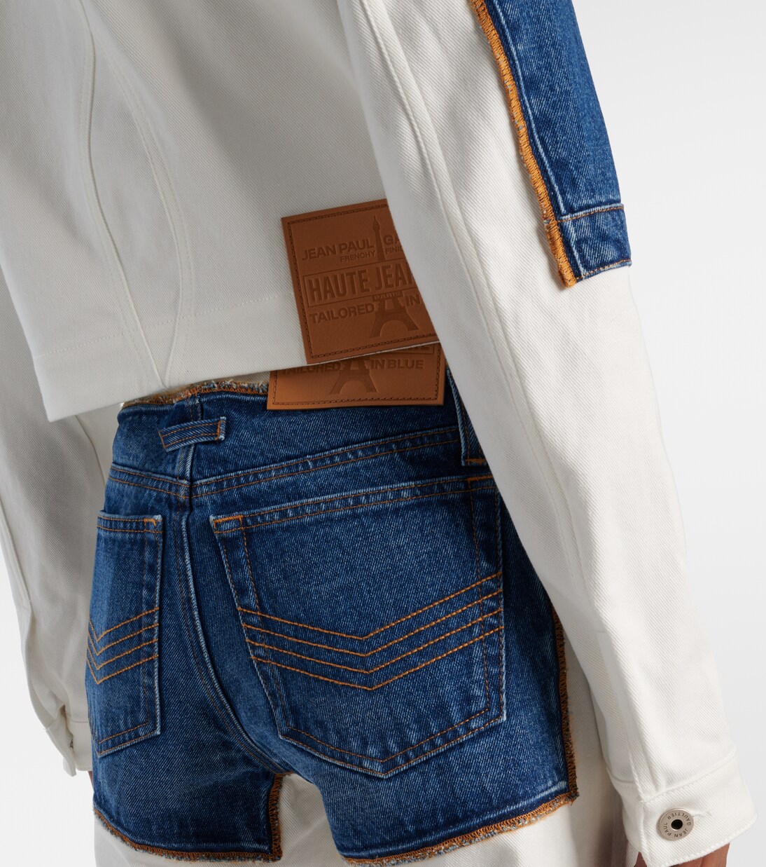 Petit Grand paneled denim jacket | Jean Paul Gaultier