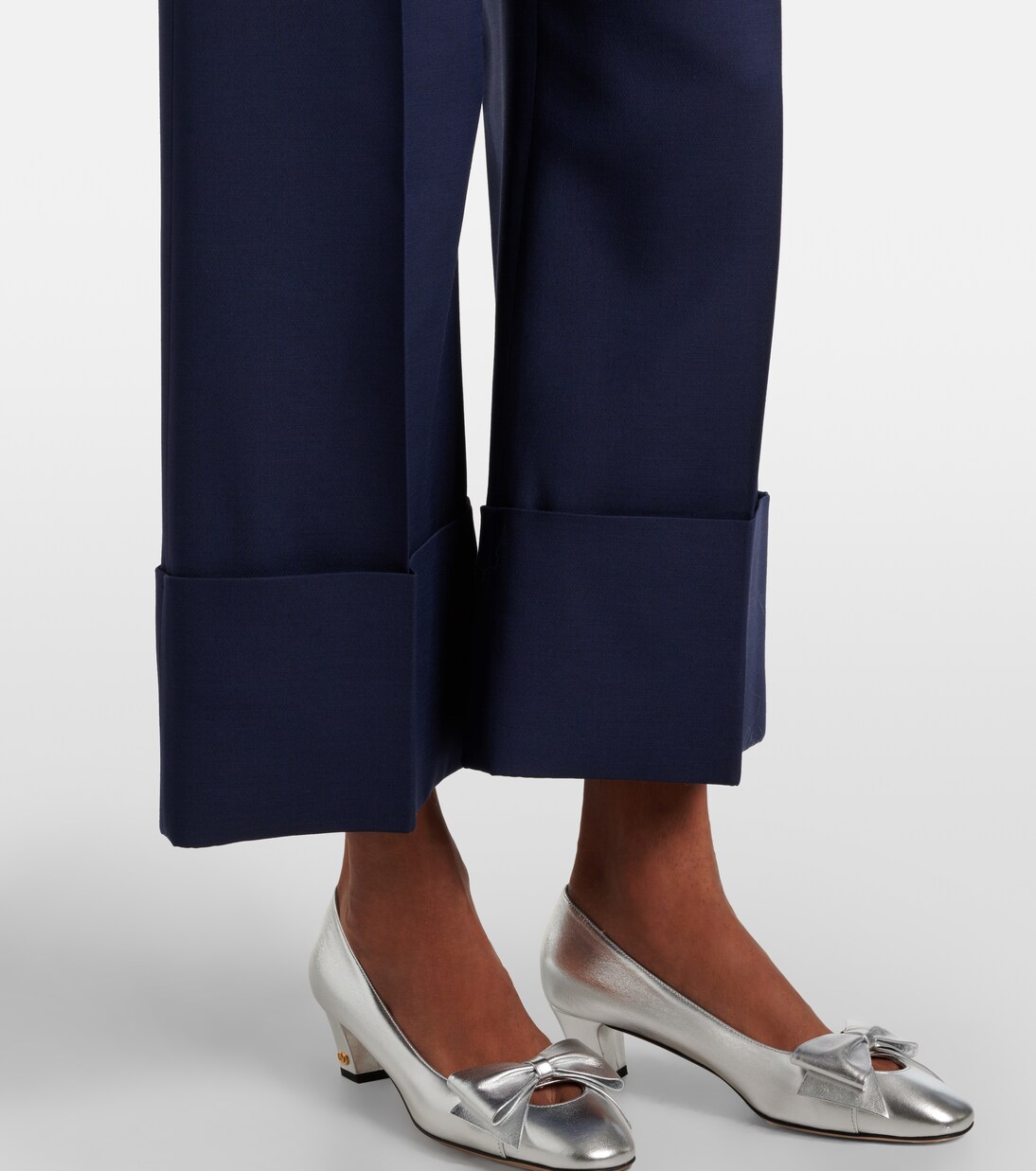 Pantalon ample en Crepe Couture | Valentino