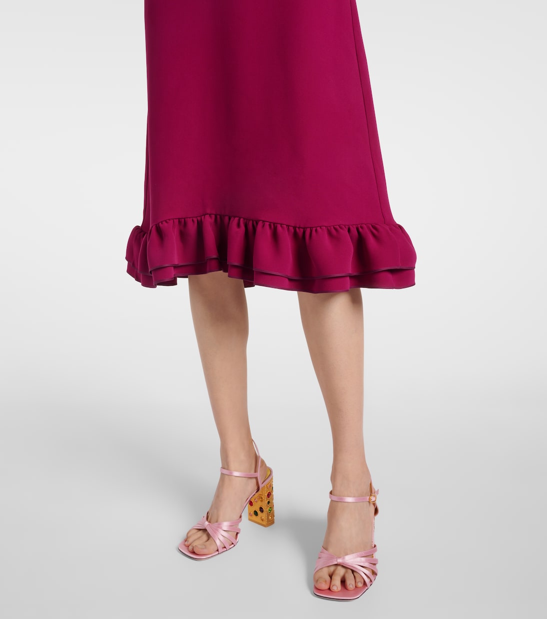 Midikleid aus Cady Couture | Valentino