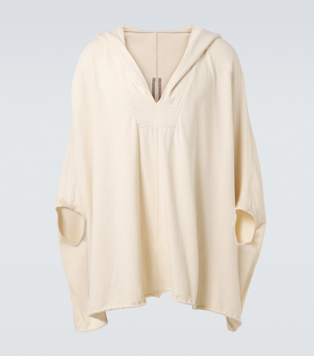 Tunica in cotone con cappuccio | Rick Owens