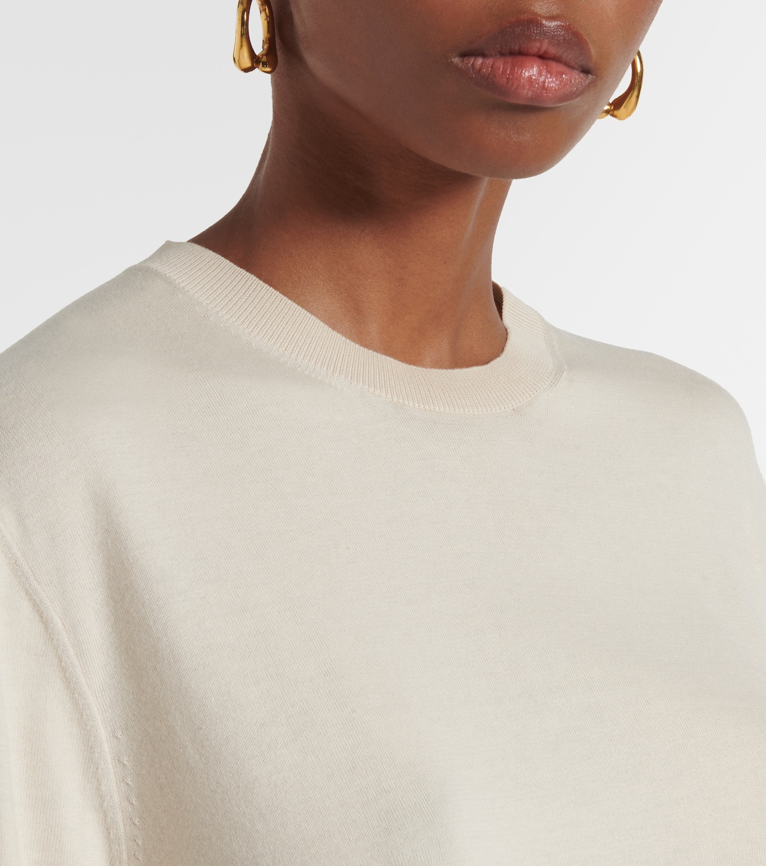 Top de punto Ice Wish de algodón | Loro Piana