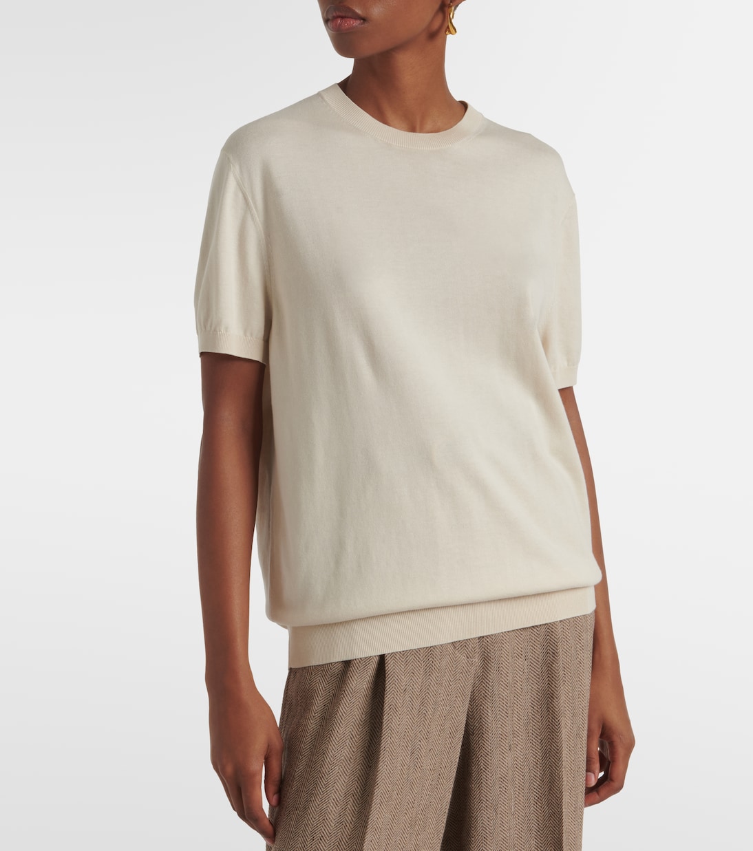 Top de punto Ice Wish de algodón | Loro Piana