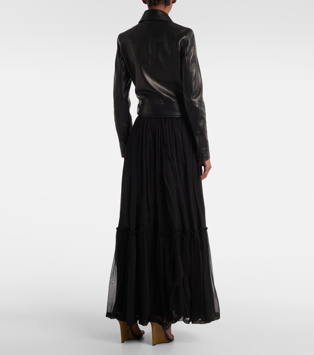 Cropped-Lederjacke | Saint Laurent