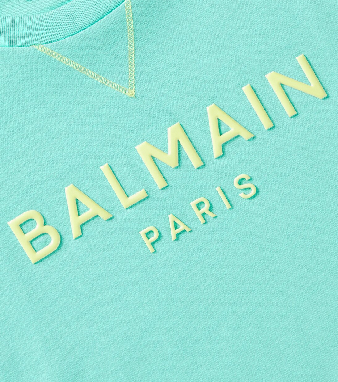 Logo cotton jersey T-shirt | Balmain Kids