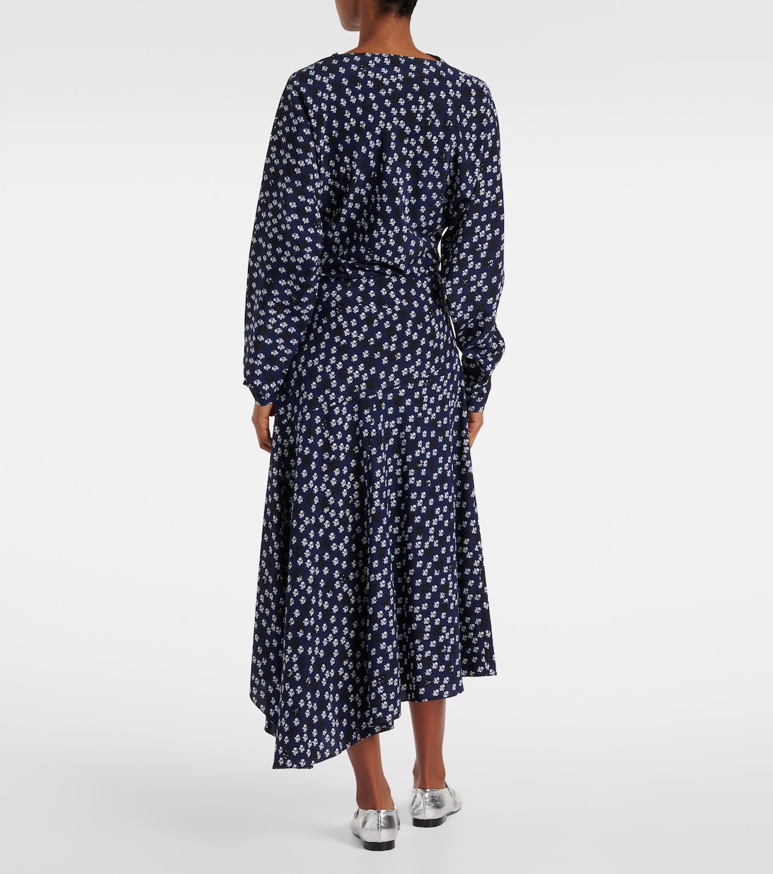 Abito lungo Alina con stampa floreale | Proenza Schouler