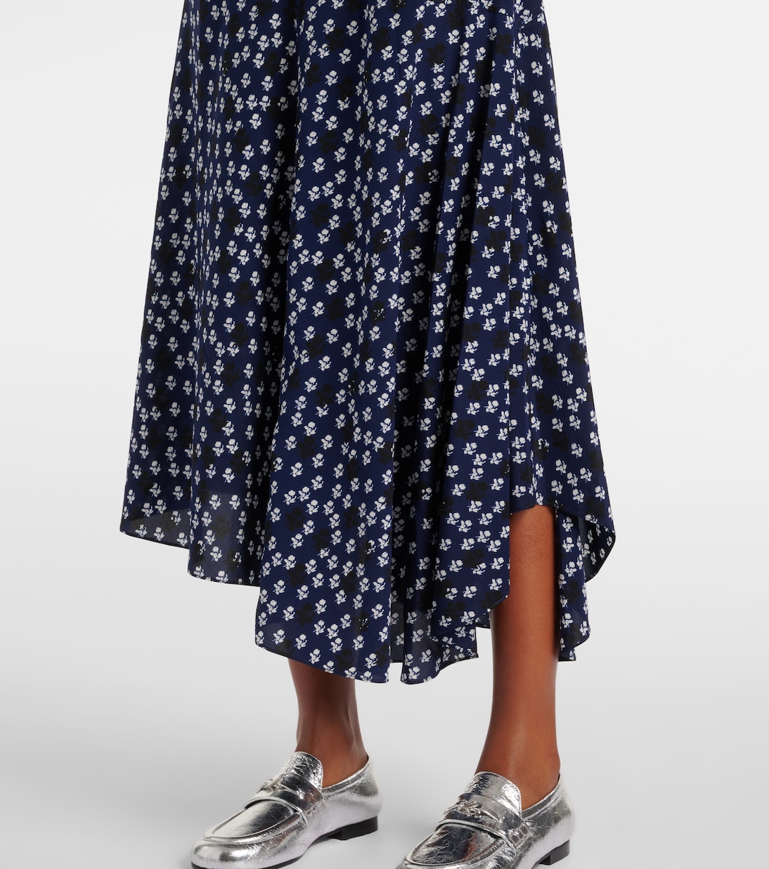 Abito lungo Alina con stampa floreale | Proenza Schouler