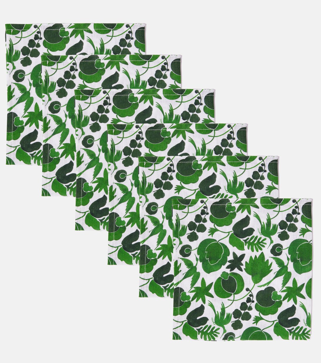 Large set of 6 floral napkins | La DoubleJ