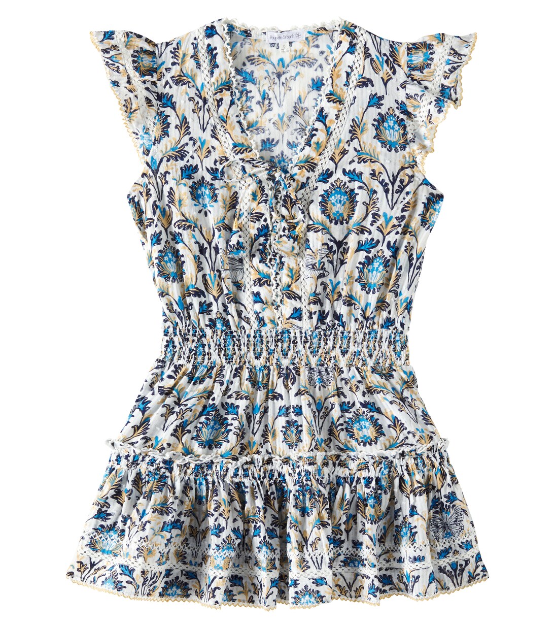 Anais floral cotton dress | Poupette St Barth Kids