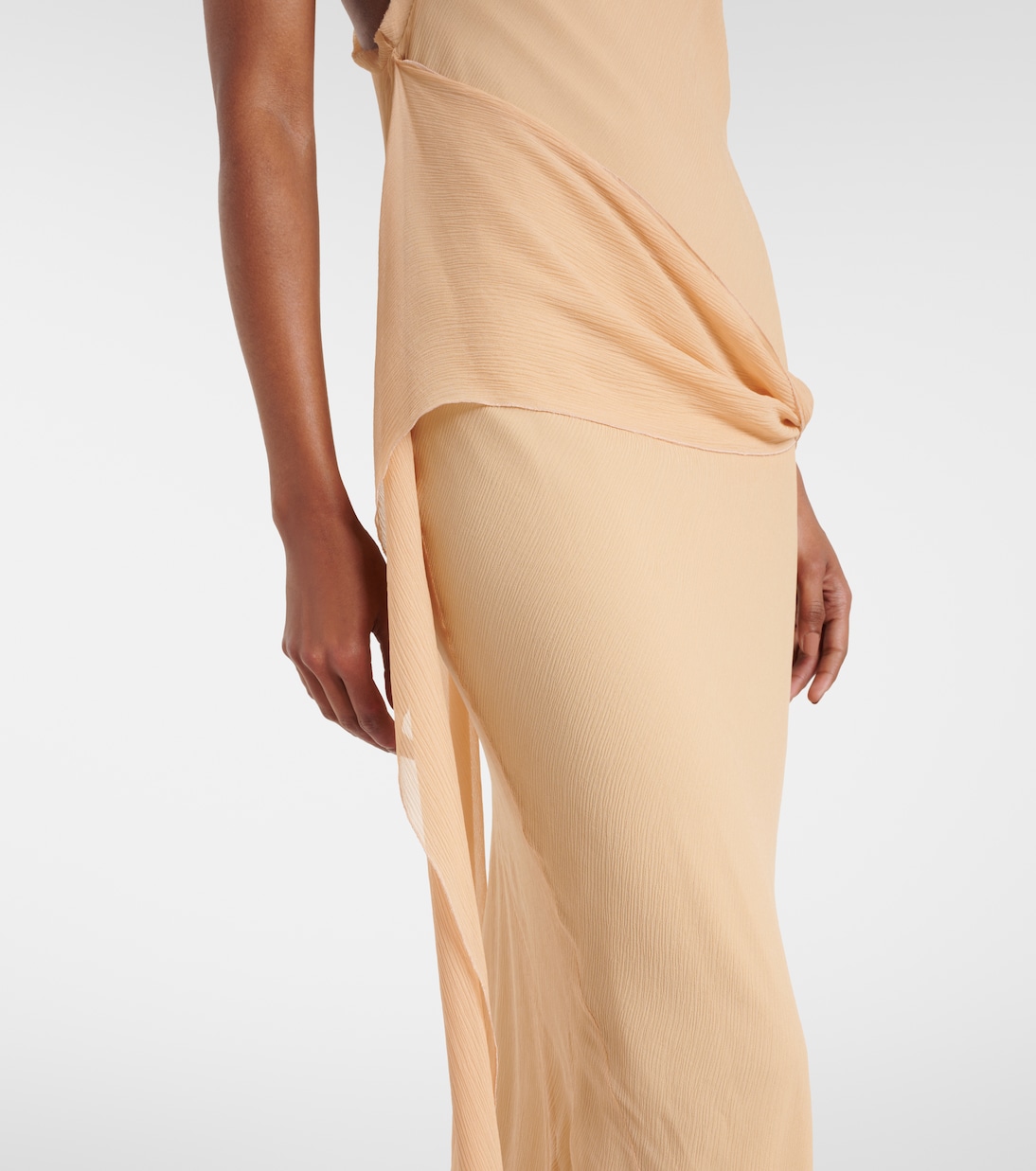 Draped silk gown | Victoria Beckham