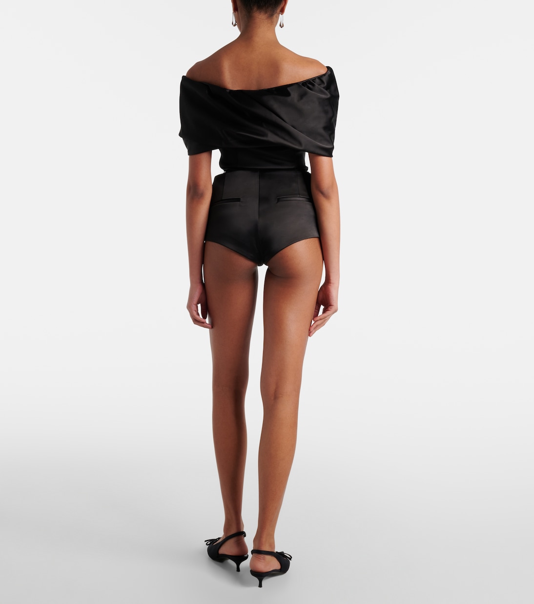 Shorts aus Satin | Entire Studios