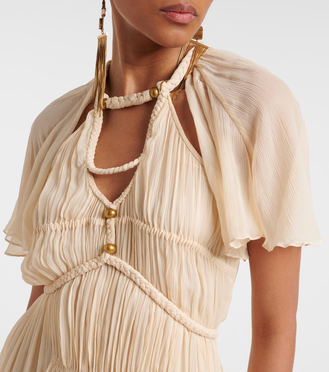 Minikleid Ranadial aus Seidenchiffon | Isabel Marant