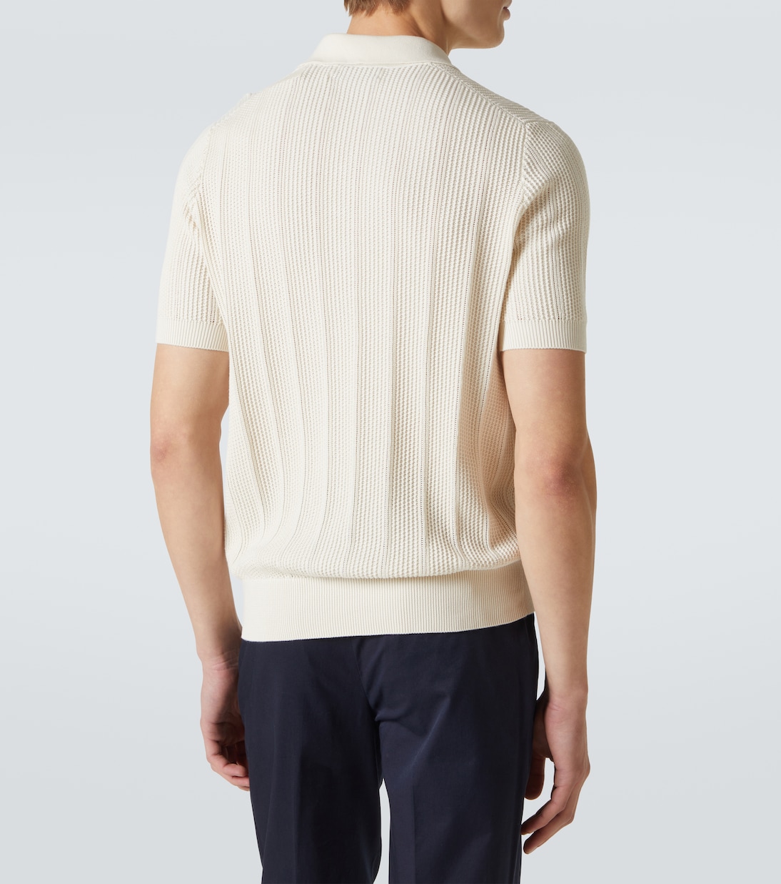 Polo in maglia di cotone | Brunello Cucinelli