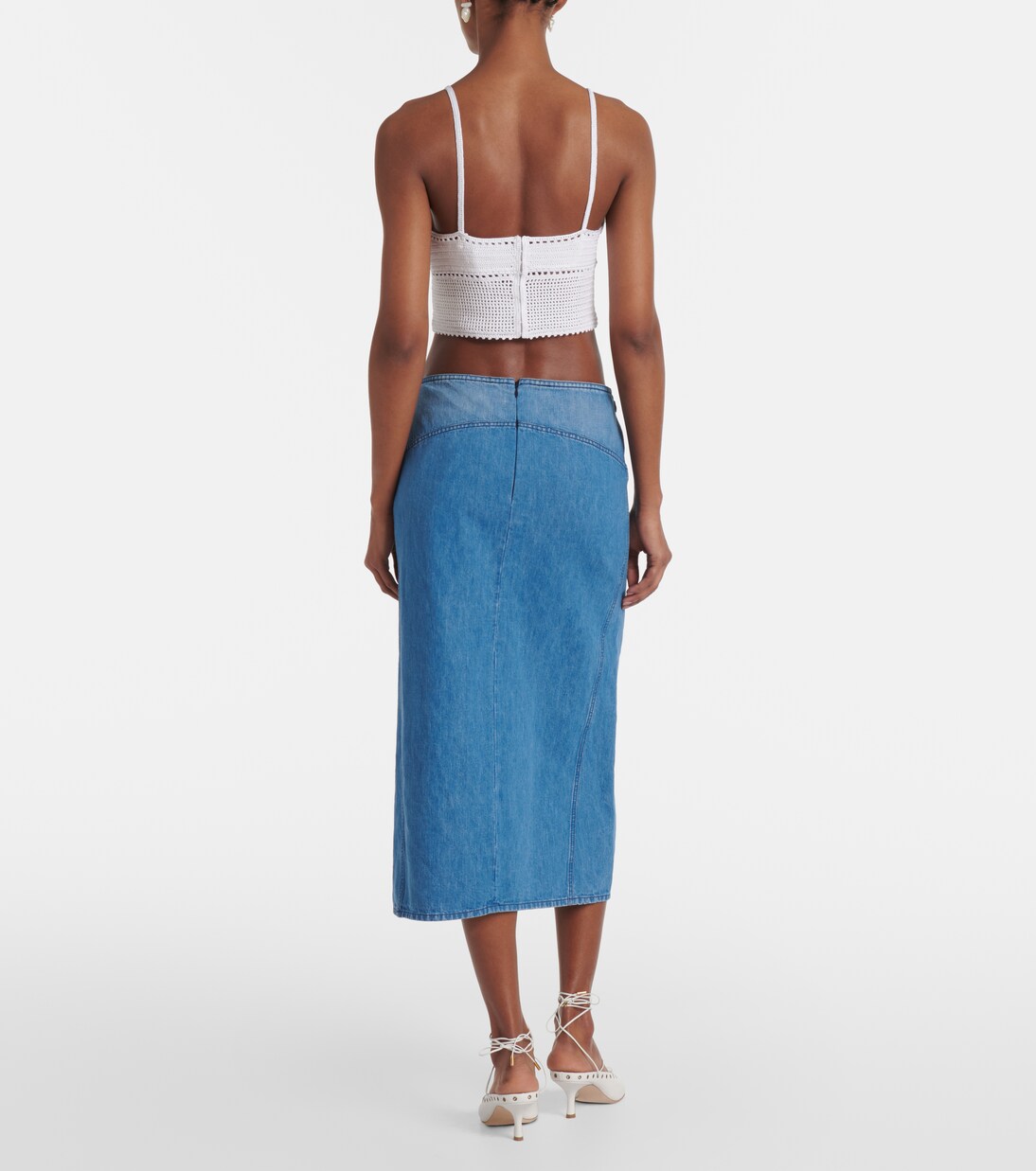 Cropped-Top aus Häkelstrick | Ralph Lauren Collection
