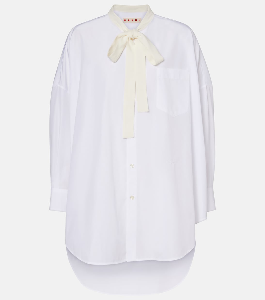 Hemdblusenkleid aus Baumwolle | Marni